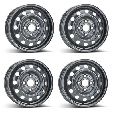 4 Stahlfelgen Alcar 2590 4.5Jx13 ET46 4x100 für Kia Picanto