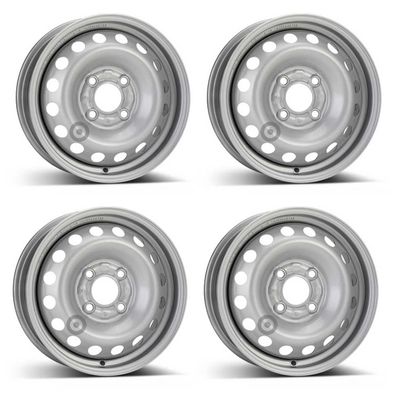 4 Stahlfelgen Alcar 3440 4.5Jx13 ET36 4x100 für Renault Clio Twingo