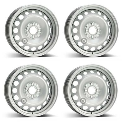 4 Stahlfelgen Alcar 4003 5.0Jx15 ET32 4x100 für Smart Forfour Fortwo