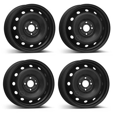 4 Stahlfelgen Alcar 4130 6.0Jx15 ET50 4x100 für Nissan Micra