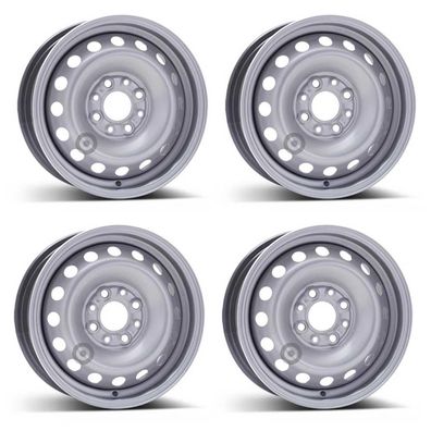 4 Stahlfelgen Alcar 4450 5.0Jx13 ET35 4x98 für Fiat Panda