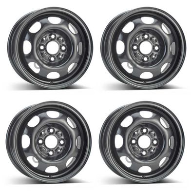 4 Stahlfelgen Alcar 4645 5.5Jx13 ET43 4x100 für Seat Arosa