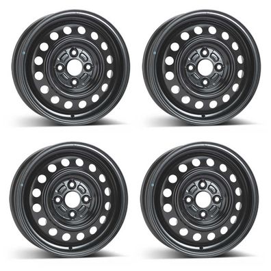 4 Stahlfelgen Alcar 5400 4.5Jx14 ET45 4x100 für Nissan Pixo