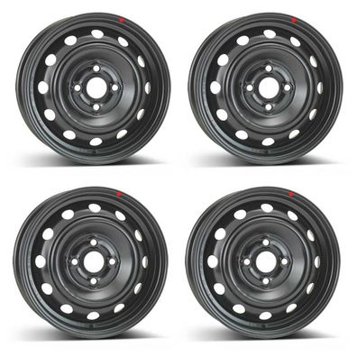 4 Stahlfelgen Alcar 5490 5.0Jx14 ET46 4x100 für Hyundai i10