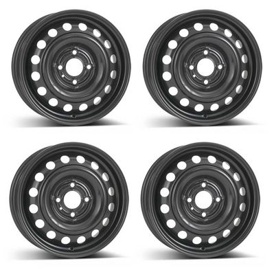 4 Stahlfelgen Alcar 5820 5.0Jx14 ET45 4x100 für Nissan Micra