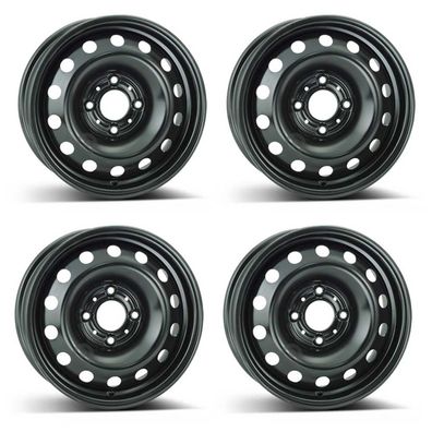 4 Stahlfelgen Alcar 6215 5.5Jx14 ET24 4x108 für Peugeot 1007 206