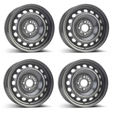 4 Stahlfelgen Alcar 6315 5.5Jx14 ET35 4x98 für Fiat 500 Panda