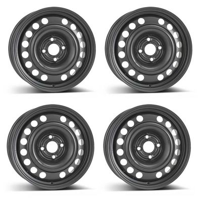 4 Stahlfelgen Alcar 6435 6.0Jx15 ET43 4x100 für Opel Meriva Tigra