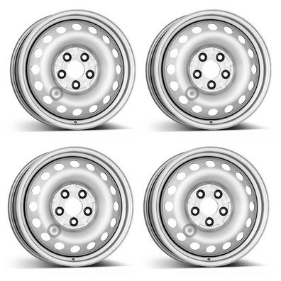 4 Stahlfelgen Alcar 6501 6.5Jx16 ET52 5x112 für Mercedes Benz Vito V