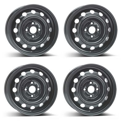 4 Stahlfelgen Alcar 6625 5.5Jx14 ET46 4x100 für Hyundai i20