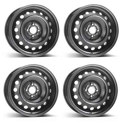 4 Stahlfelgen Alcar 6666 6.5Jx16 ET37 4x100 für Renault Clio