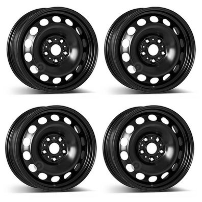 4 Stahlfelgen Alcar 6667 6.5Jx16 ET46 5x112 für Skoda Octavia