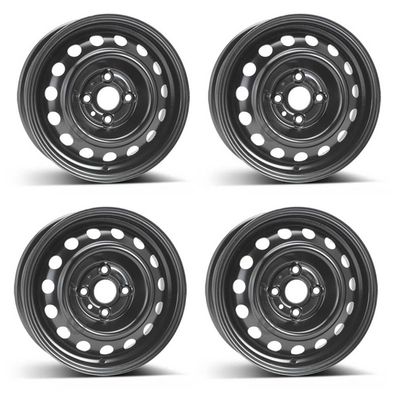 4 Stahlfelgen Alcar 6675 5.0Jx14 ET45 4x100 für Hyundai i20