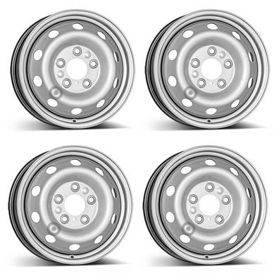 4 Stahlfelgen Alcar 7011 6.0Jx16 ET68 5x130 für Citroen Jumper