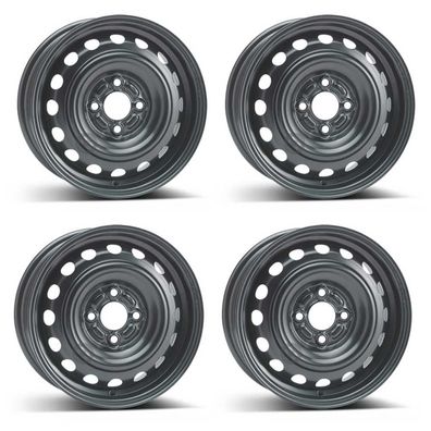 4 Stahlfelgen Alcar 7030 5.5Jx14 ET45 4x100 für Nissan Micra