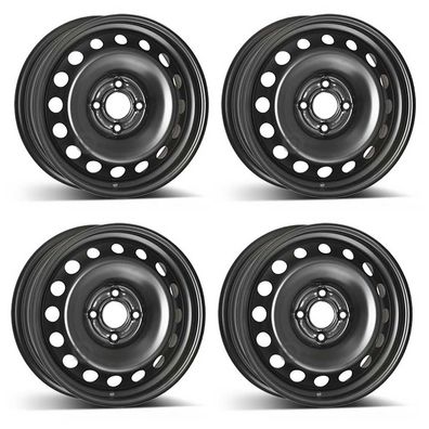 4 Stahlfelgen Alcar 7095 6.5Jx16 ET47,5 4x108 für Ford Fiesta