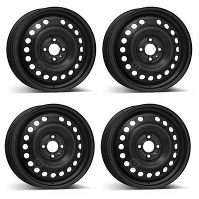 4 Stahlfelgen Alcar 7130 6.0Jx16 ET50 4x100 für Nissan Micra