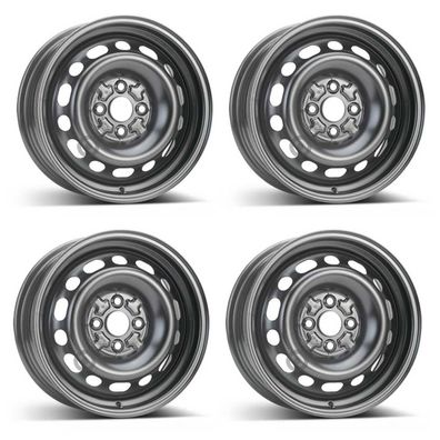 4 Stahlfelgen Alcar 7190 6.0Jx15 ET45 4x100 für Mazda 2