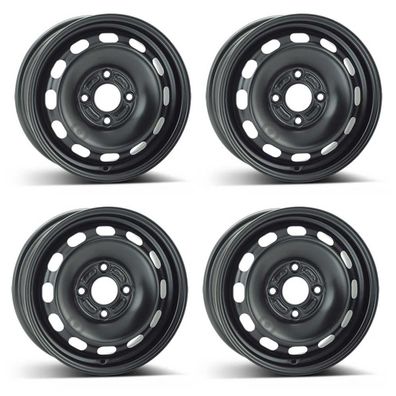 4 Stahlfelgen Alcar 7255 6.0Jx15 ET47,5 4x108 für Ford Fiesta