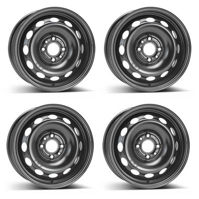 4 Stahlfelgen Alcar 7360 5.5Jx14 ET35 4x98 für Ford Ka
