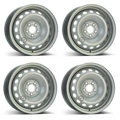 4 Stahlfelgen Alcar 7395 6.0Jx15 ET39 5x98 für Fiat Doblo