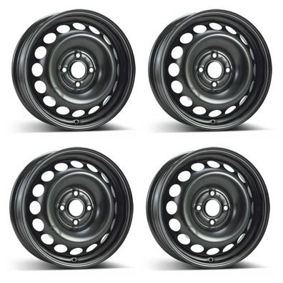 4 Stahlfelgen Alcar 7510 4.5Jx15 ET35 4x100 für Citroen C1