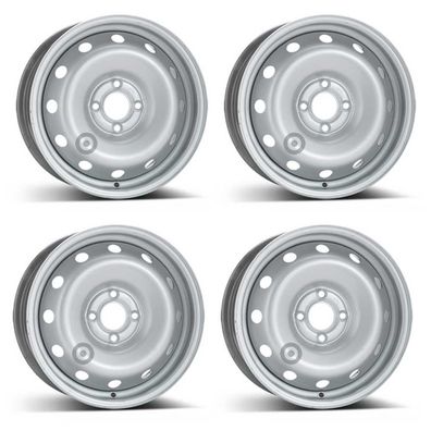 4 Stahlfelgen Alcar 7635 6.0Jx15 ET50 4x100 für Dacia Logan Pickup Sandero Sandero