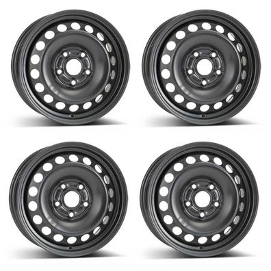 4 Stahlfelgen Alcar 7755 6.0Jx15 ET43 5x112 für Seat Leon