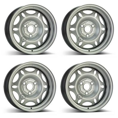 4 Stahlfelgen Alcar 7900 5.5Jx15 ET-1 3x112 für Smart Fortwo