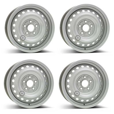 4 Stahlfelgen Alcar 8005 6.5Jx16 ET55 5x114,3 für Honda Civic