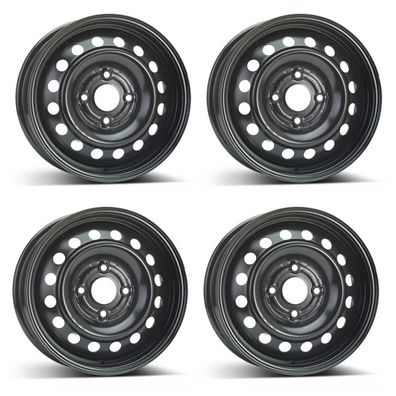 4 Stahlfelgen Alcar 8410 6.0Jx15 ET45 4x114,3 für Nissan Almera Primera