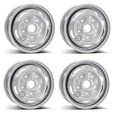 4 Stahlfelgen Alcar 8505 5.5Jx15 ET60 5x160 für Ford Transit