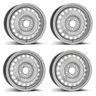 4 Stahlfelgen Alcar 8525 6.0Jx15 ET52,5 5x108 für Ford Tourneo Connect Transit