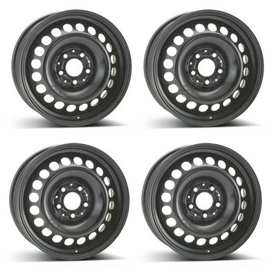 4 Stahlfelgen Alcar 8595 6.0Jx16 ET46 5x112 für Mercedes Benz A B