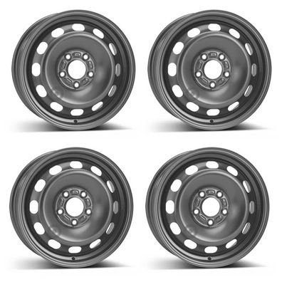 4 Stahlfelgen Alcar 8795 6.0Jx15 ET52,5 5x108 für Ford C-Max Focus