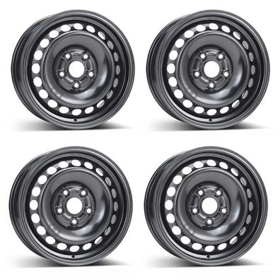 4 Stahlfelgen Alcar 8860 6.0Jx15 ET45 5x112 für Audi 100/200 A4 A6