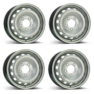 4 Stahlfelgen Alcar 9133 6.5Jx16 ET66 5x130 für Renault Master