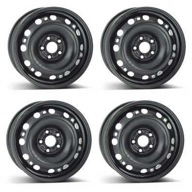 4 Stahlfelgen Alcar 9545 6.0Jx15 ET43 5x100 für Volkswagen Fox Polo