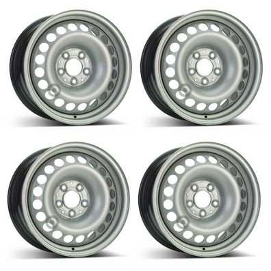 4 Stahlfelgen Alcar 9865 7.5Jx16 ET42 5x112 für Mercedes Benz E