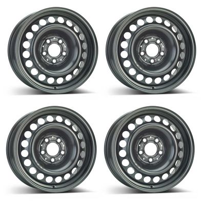 4 Stahlfelgen Alcar 9890 7.0Jx16 ET37 5x112 für Mercedes Benz C ClC CLK