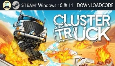 NEU PC Computer Spiel Clustertruck für Windows 10 11 STEAM Downloadcode Game Key