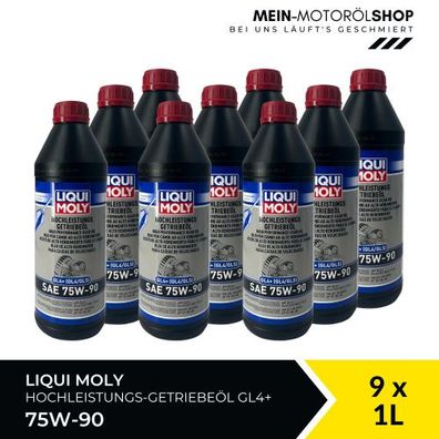 Liqui Moly Hochleistungs-Getriebeöl (GL4 + ) SAE 75W-90 9x1 Liter