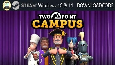 NEU PC Computer Spiel Two Point Campus für Windows 10 11 STEAM Download Code Key