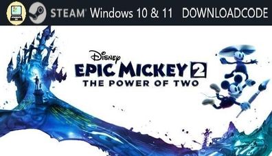NEU Computer Spiel Disney Epic Mickey 2 The Power of Two für Windows STEAM Key