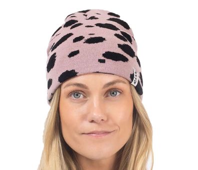 EIVY Women Mütze Mid Beanie Woodrose Cheetah