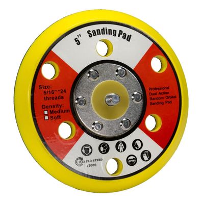 125mm Klett Schleifteller für Poliermaschinen Polierpad Stützteller kletthaftend