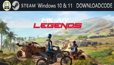 NEU PC Computer Spiel MX vs ATV Legends für Windows 10 11 STEAM Downloadcode Key