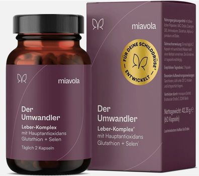 miavola der Umwandler Schilddrüsen & Leber Komplex mit Mariendistel, rtischocke