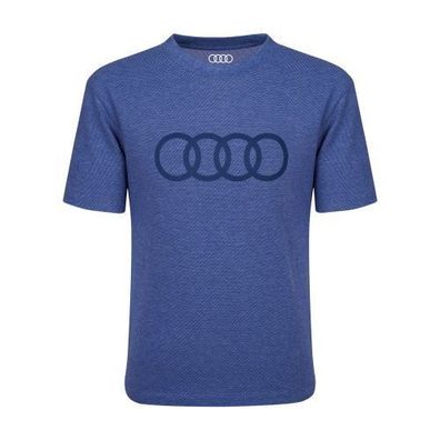 Original Audi T-Shirt Jungen, Kinder, blau