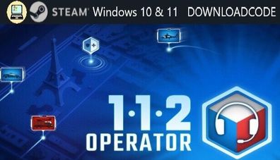 NEU PC Computer Spiel 112 Operator für Windows 10 11 STEAM Downloadcode Game Key